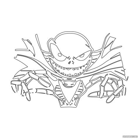 Jack Skellington Coloring Pages And Stencil Printable Gridgit