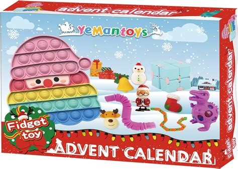 Advent Calendar 2022 24 Days Of Surprises Fidget Sensory Toys Pack