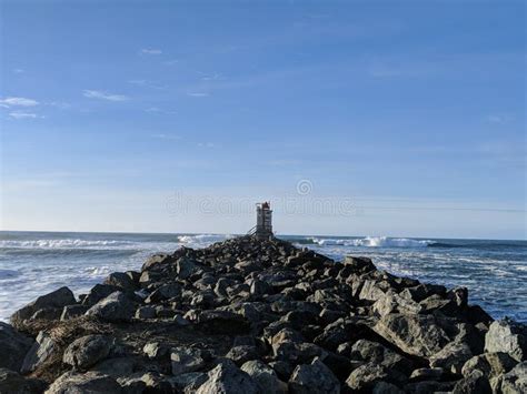 Jetty Stock Photo Image Of Jetty Ocean Beach Oregon 135505604