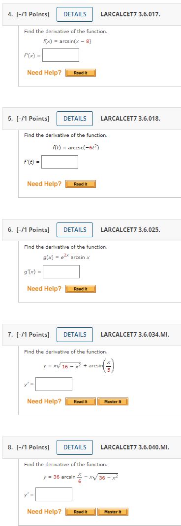 Solved Points Details Larcalcet Find The Chegg