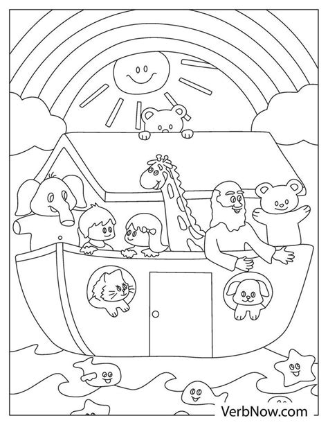 Noah Sark Noahs Ark Coloring Page Coloring Pages Noahs Ark