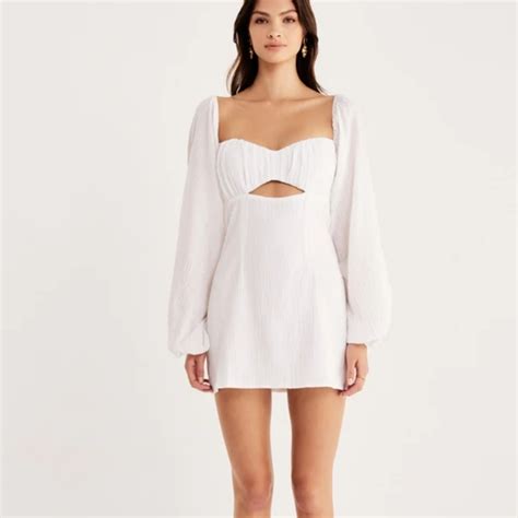 Revolve Dresses Nwt Rumer The Label Camille Mini Dress In White