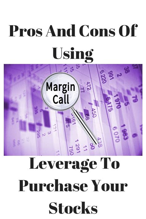 Pros And Cons Of Using Leverage To Purchase Your Stocks Investment Quotes Leverage Stock