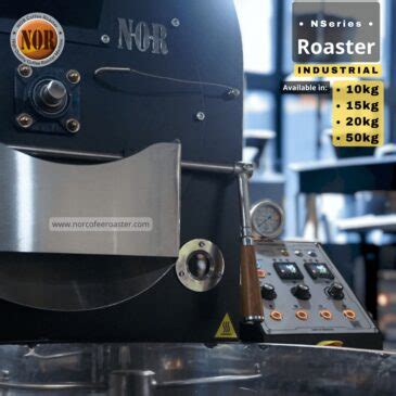 Mesin Roasting Kopi N15 Kapasitas 15Kg NOR COFFEE ROASTER