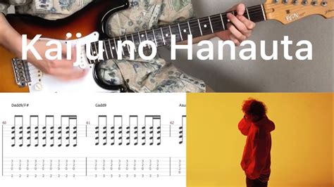 Vaundy Kaiju No Hanauta Guitar Cover With Tabs Chords Youtube