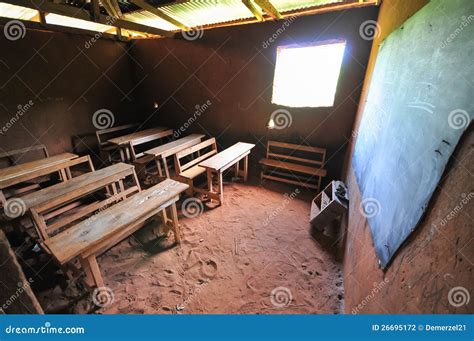 Aula Africana Della Scuola Elementare Fotografia Stock Immagine Di