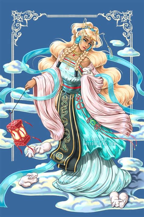 Prints Wall Hangings Atlab Fan Art Princess Yue Print Ukiyoe Portrait