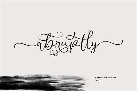 Abruptly Font By Nhfonts · Creative Fabrica