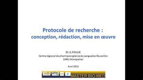 Comment Construire Un Bon Protocole De Recherche Scientifique YouTube