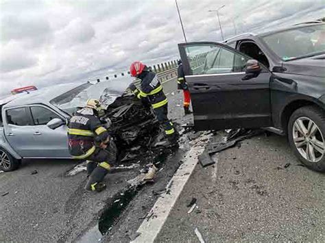 Autostrada Cu Ghinion Al Doilea Accident Rutier Pe A Pe Raza