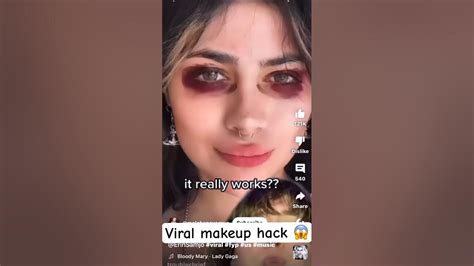 Viral Makeup Hack 😱😱😱💁🏻‍♀️viralmakeuphack Makeupshorts Viralshort