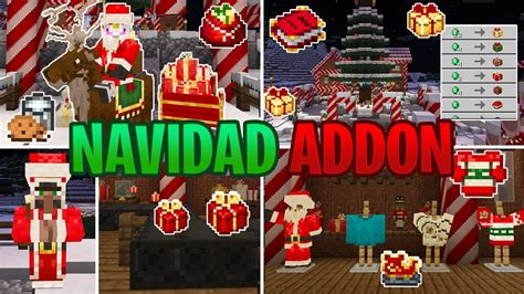 Mod De Navidad Para Minecraft Pe Addon De Navidad Para