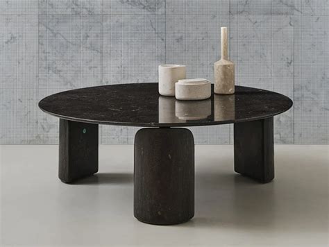 Round Marble Coffee Table Taula Round Coffee Table By Salvatori