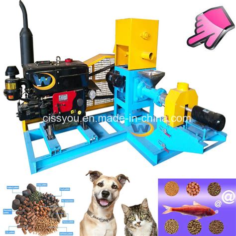 Floating Fish Feed Food Pellet Making Extruder Machine Wsp China