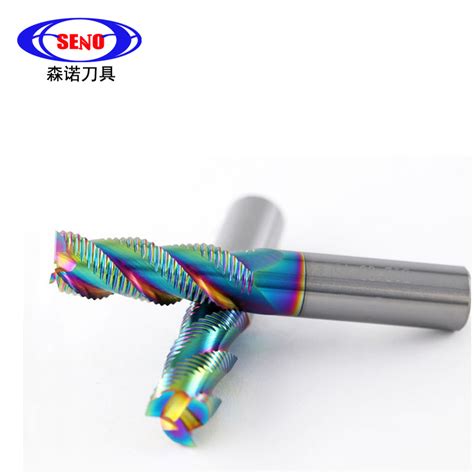 Seno Roughing Custom Inch Tungsten Carbide Dlc Coating Square End Mill