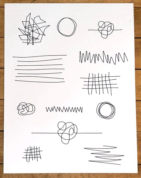 Single Line Scribbles And Doodle A Draw Line Vector Download Etsy