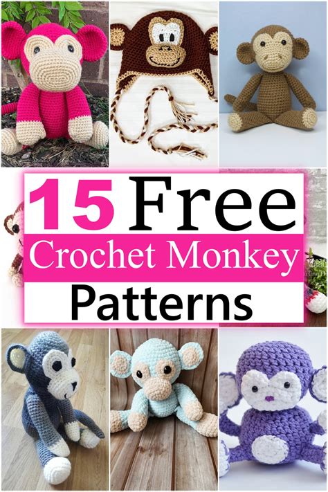 Easy Crochet Monkey Patterns Free Craftsy