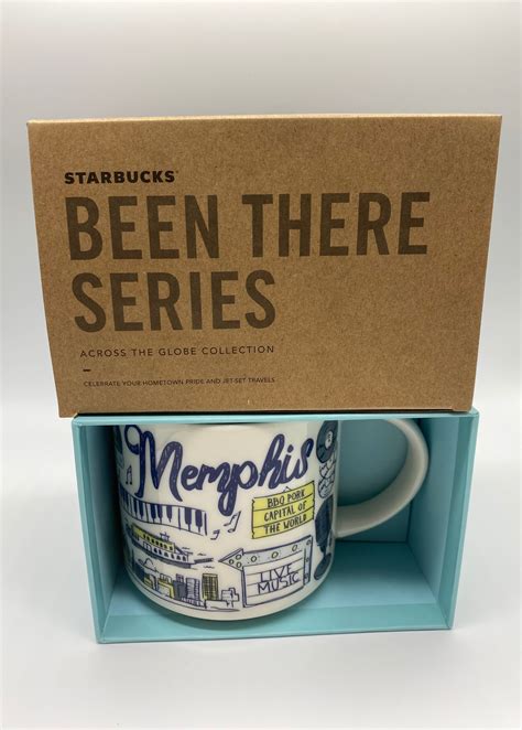 Starbucks Been There Series Collection Memphis Tennessee Coffee Mug New