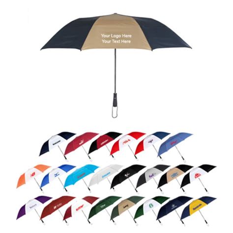 Inch Arc Personalized Vented Economy Logo Umbrellas