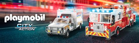 Playmobil City Action Rettungs Fahrzeug Us Ambulance Mit