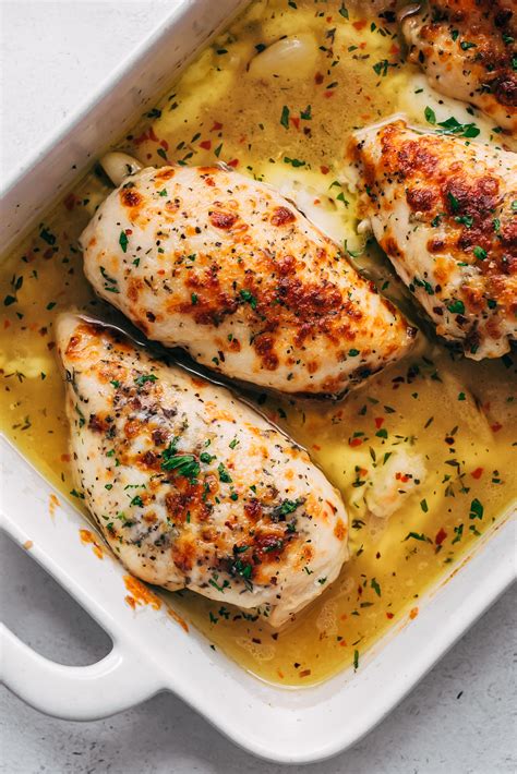 Baked Garlic Butter Chicken With Mozzarella Recipe Little Spice Jar