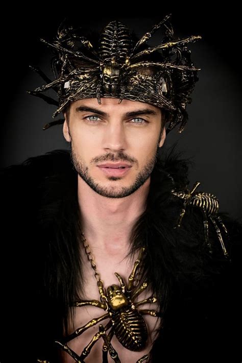 Spider King Crown Big Mens Gothic Crown Spider Crown With Necklace