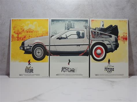 Tríptico DeLorean Volver al Futuro