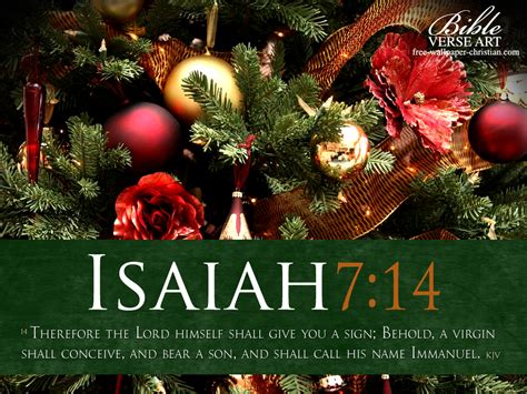 Isaiah 7:14 - Immanuel Wallpaper - Christian Wallpapers and Backgrounds