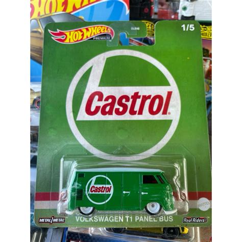 Hot Wheels Volkswagen T1 Panel Bus Castrol Premium Shopee Malaysia