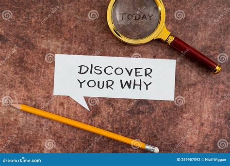 Handwriting Text Discover Your Why Business Approach Knowing The