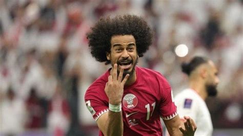 Akram Afif Hattrick Penalti Qatar Juara Piala Asia Halaman