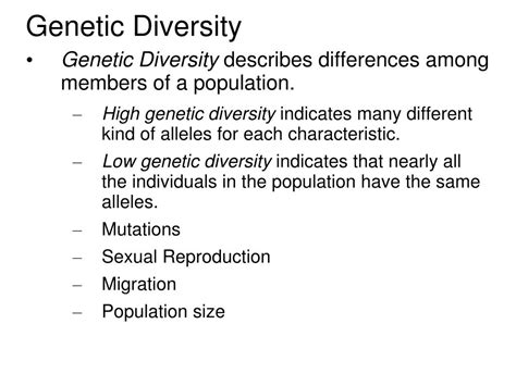 Ppt Chapter 12 Diversity Within Species And Population Genetics