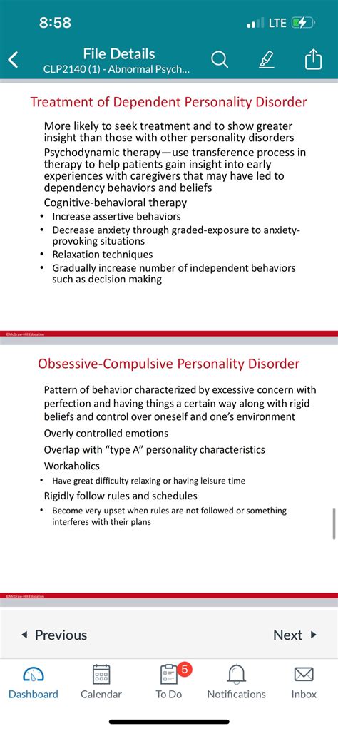 Img 8230 Chapter 9 Psych Personality Disorder Clp2140 Studocu