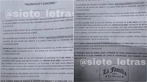 Denuncian Supuesta Extorsión De La Familia Michoacana En Tres Alcaldías De La Cdmx Infobae