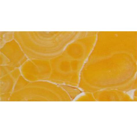 Yellow Polished Finish Mexican Onyx Marble Slab Thickness 18 Mm At