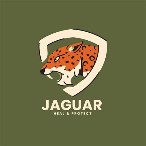 Free Vector | Hand drawn jaguar logo design