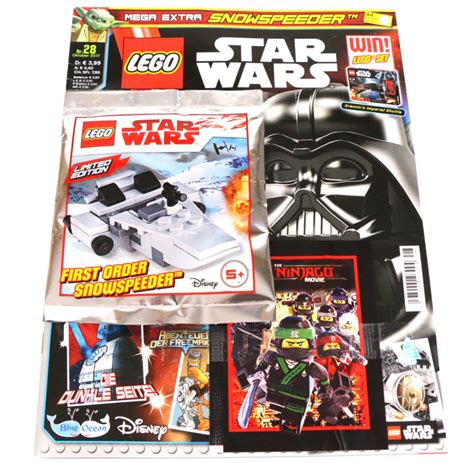 Lego Star Wars Magazin Ausgabe Mit Droid Gunship Zusammengebaut