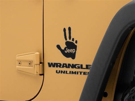 Jeep Licensed By RedRock Jeep Wrangler Jeep Peace Decal Matte Black