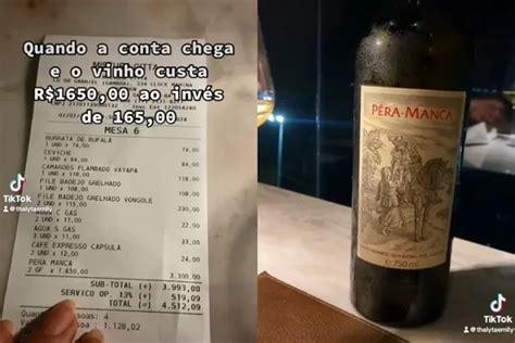 Grupo de amigos ganha jantar gratuito após confusão preço de vinho