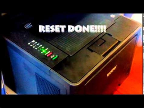 Brother Hl D Toner Reset Youtube