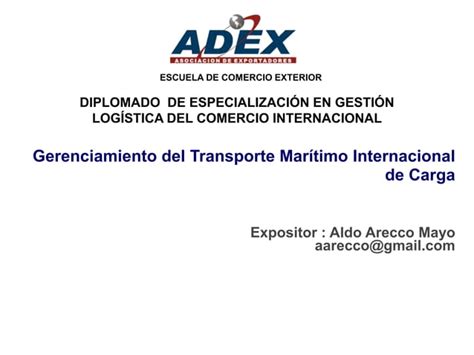 Transporte Maritimo Ppt