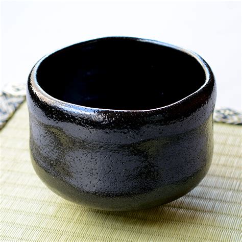 Buy Kuro Raku Enraku Teaware Tea Bowl Sazen Tea