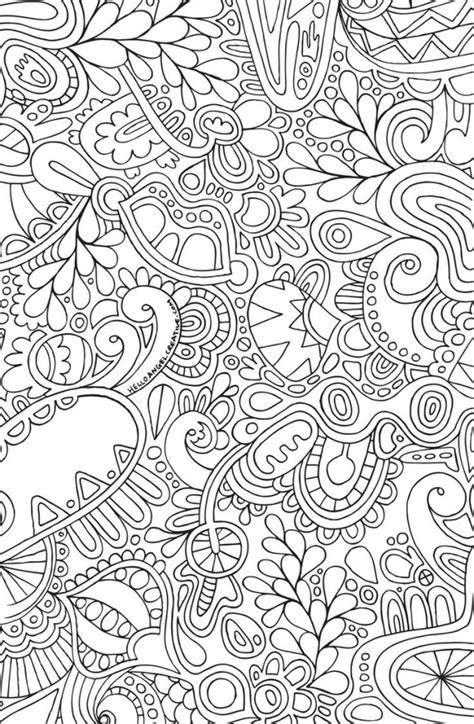 Printable Doodle Art Coloring Pages Printable Word Searches