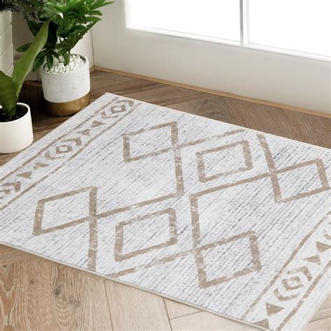 Jinchan Area Rug X Entryway Washable Rug Modern Rug Kitchen Soft Rug