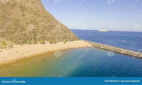 Aerial View Of Tenerife Coast Canary Islands Stock Photo Image Of