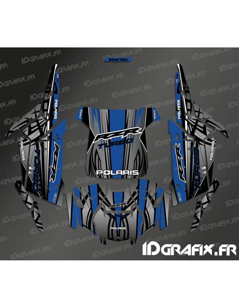 Kit Dekor Titanium Edition Blau IDgrafix Polaris RZR 1000 Turb