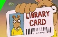 Arthur Holding Library Card Blank Template - Imgflip