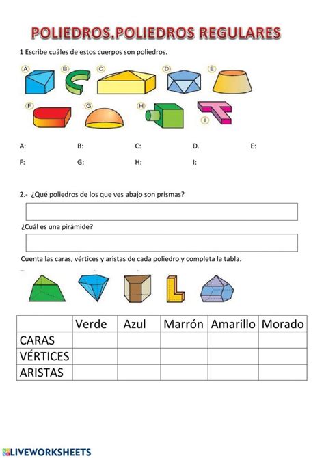 Solidos Geometricos Poliedros Regulares Ejemplos Resueltos De Images