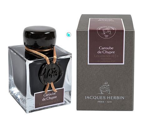 Jacques Herbin 1670 Anniversary 50 ml Caroube de Chypre (dark brown ...