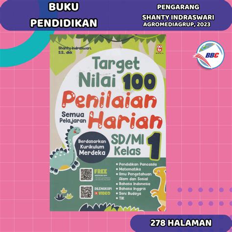 Jual Buku Belajar Target Nilai Penilaian Harian Sd Mi Kelas